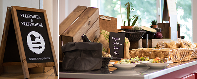 Efter længere tids lukning er kantinen på Tandlægeskolen igen åben. Nu med Jespers Torvekøkken som ny forpagter. Foto: Simon Fischel/AU Efter længere tids lukning er kantinen på Tandlægeskolen igen åben. Nu med Jespers Torvekøkken som ny forpagter. Foto: Simon Fischel/AU